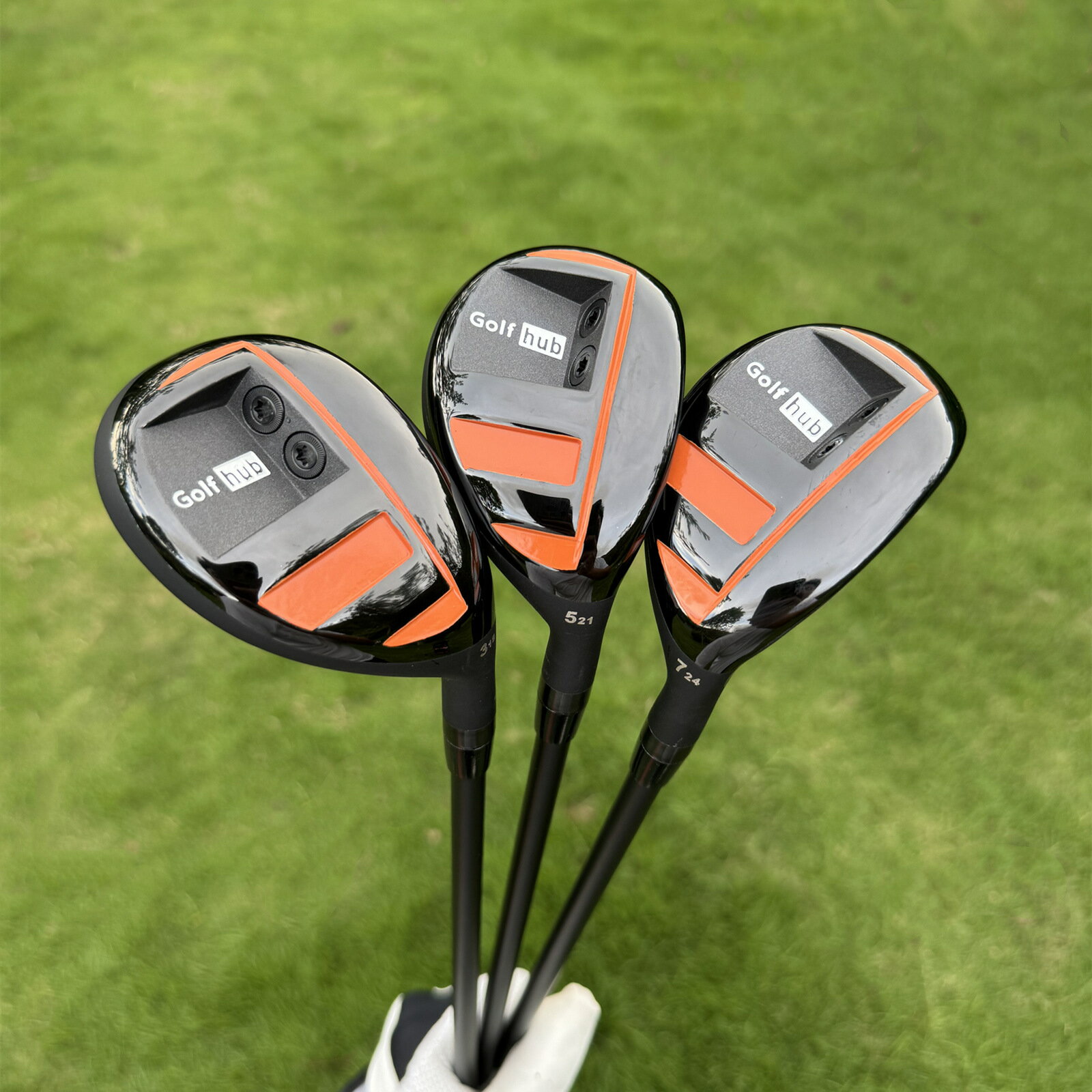 Yamahero HUB 高爾夫鐵木杆 18 21 24度搭配 65g SR 碳素杆身