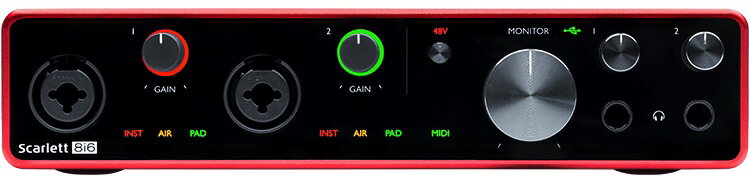 【非凡樂器】Focusrite Scarlett 第3代 8i6 錄音介面/公司貨保固 2