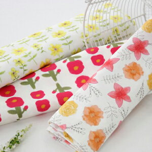 平紋棉 DIY手工布料 進口布料 水彩小花系列 FL2297