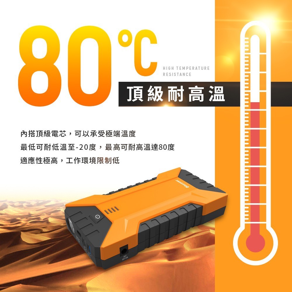 【飛樂 Discover】AH-1200QC第三代 Type-C雙向快充汽柴油終極版|【APP下單6% 】 3