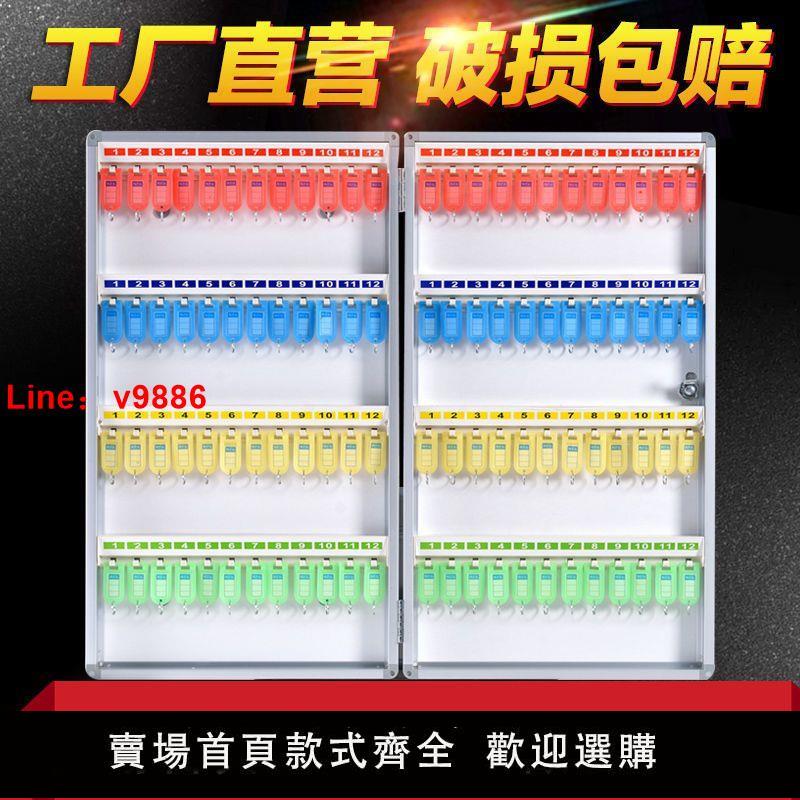 【臺灣公司保固】鑰匙箱管理盒壁掛式房產中介鑰匙櫃管理櫃汽車鎖匙收納盒箱子掛墻