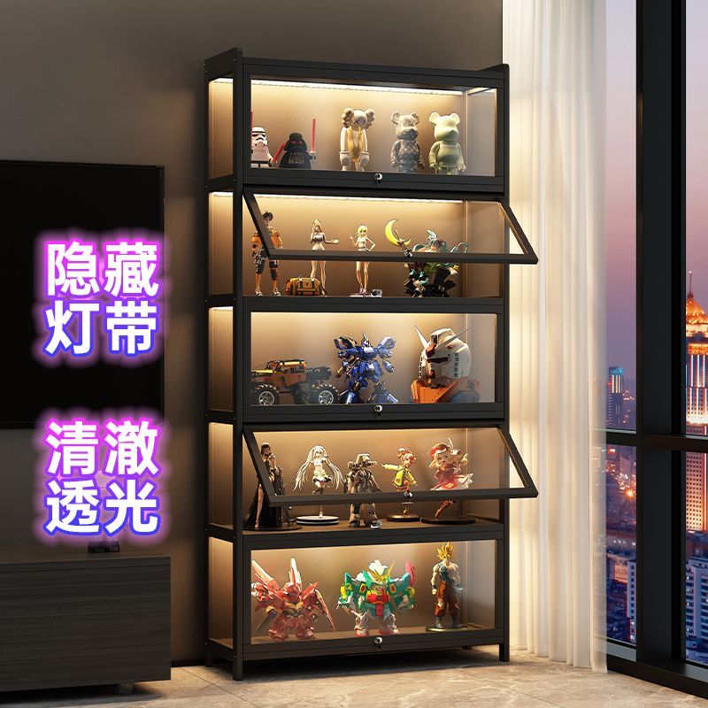 免運 手辦展示櫃亞克力展示架非玻璃產品陳列櫃子模型小型玩具煙櫃貨架