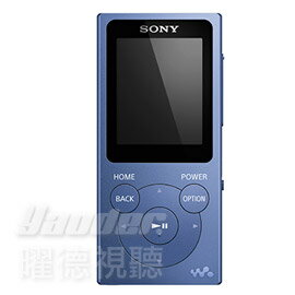 【曜德★買一送二】SONY NW-E394 藍色 8GB 數位隨身聽 震撼低音 ★免運★送絨布袋+USB旅充★