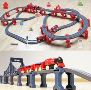 汽車模型 兒童小火車玩具軌道車賽車高鐵過山車列車益智和諧號汽車男孩3歲4 限時88折