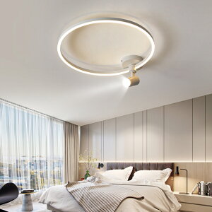 新款輕奢房間led吸頂燈北歐簡約臥室燈家用創意極簡燈飾射燈