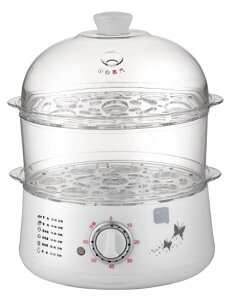 DZG A21迷你電蒸鍋家用多功能雙層煮蛋器自動斷電早餐 全館八五折 交換好物