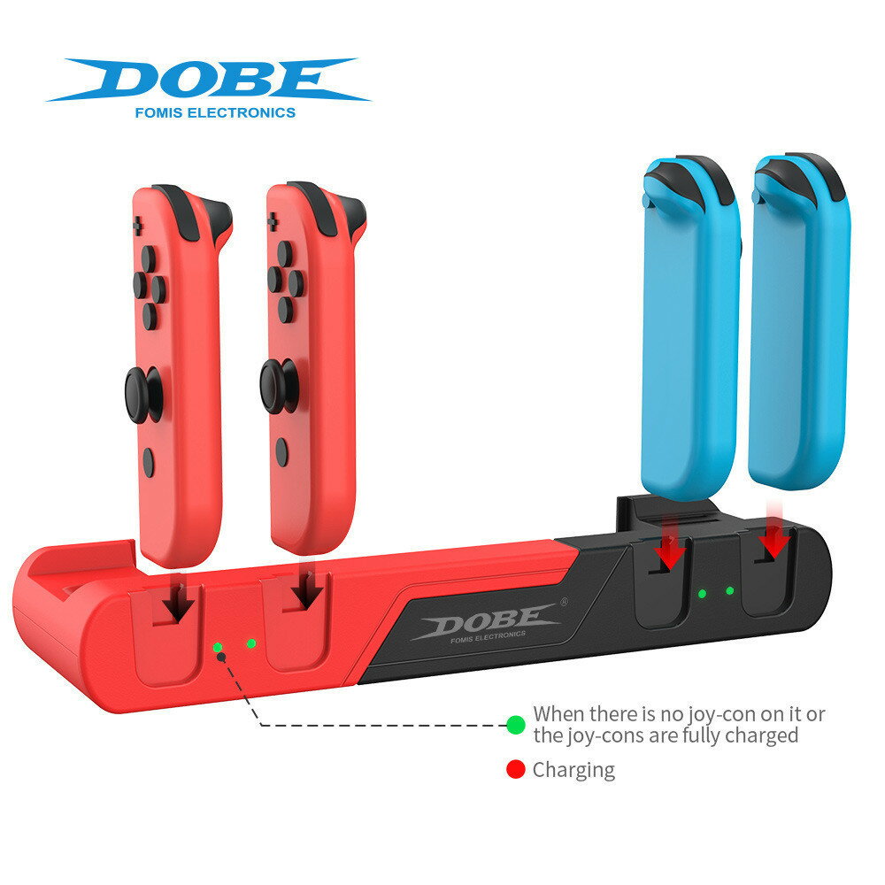 Switch充電底座joycon左右小手柄充電底座充電器NS手柄座充