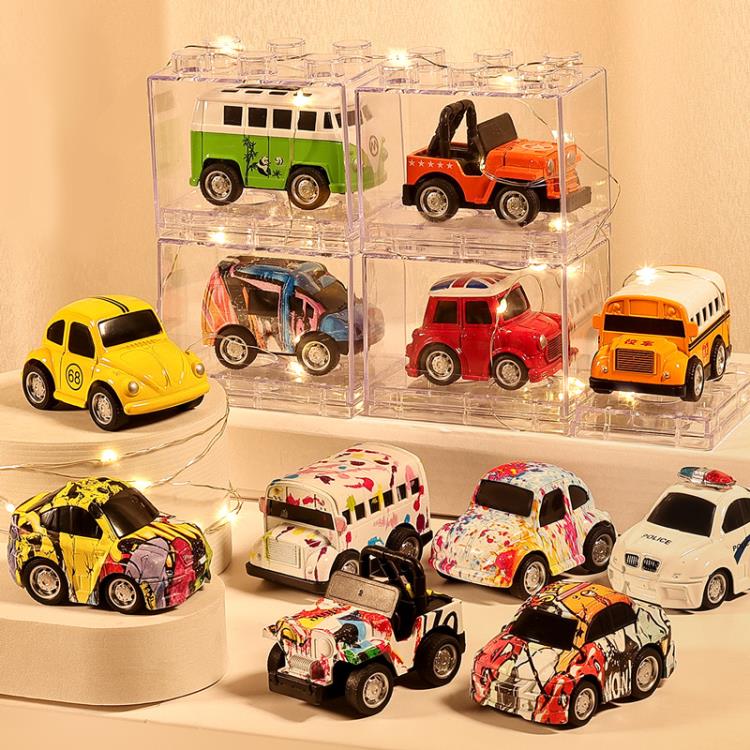 汽車模型 玩具車男孩合金回力慣性小汽車校車迷你寶寶大巴5兒童生日禮物3歲 限時88折