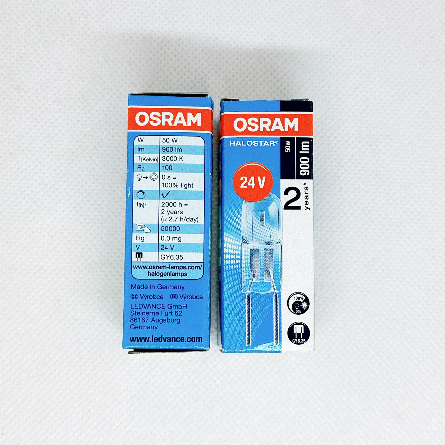 OSRAM 歐司朗 24V 50W 64445 豆燈 1