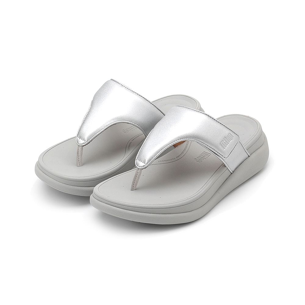 FITFLOP F-MODE GO 魔鬼氈夾腳拖鞋 銀 6212-15935 女鞋 治裝激推 美的三次方