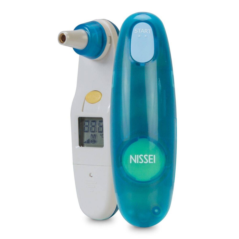 【誠意中西藥局】咪寶二代耳溫槍-NISSEI MT-30CPLB(藍) NISSEI MT-30CPLR(紅) 2
