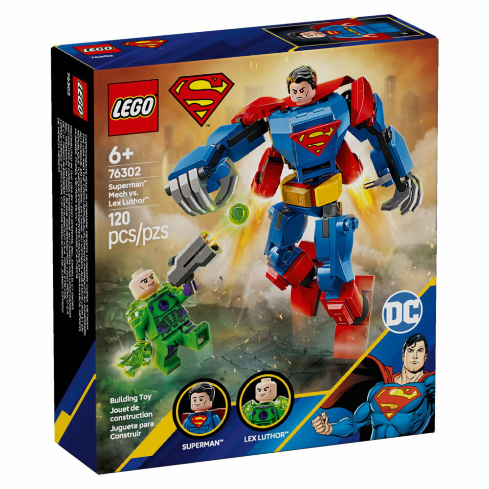 樂高LEGO 76302 SUPER HEROES 超級英雄系列 超人 機甲大戰雷克斯路瑟
