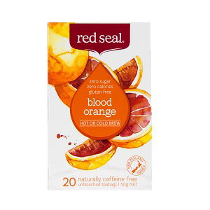 【Red Seal 紅印】紐西蘭 無咖啡因 水果茶包～血橙 20入 /盒