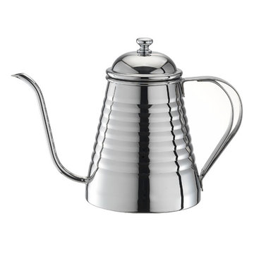 金時代書香咖啡 TIAMO 優質不鏽鋼細口壺 700ml SGS合格 HA1638