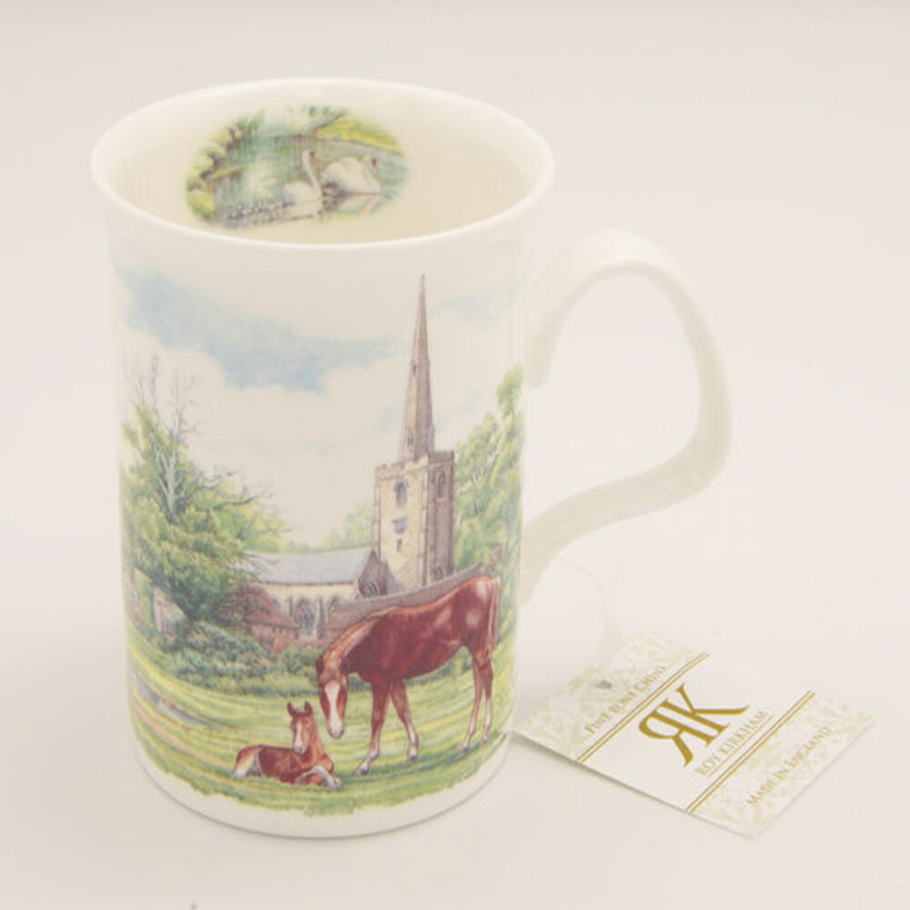 英國Roy kirkham320ML骨瓷杯 直筒馬克杯-老英國系列C