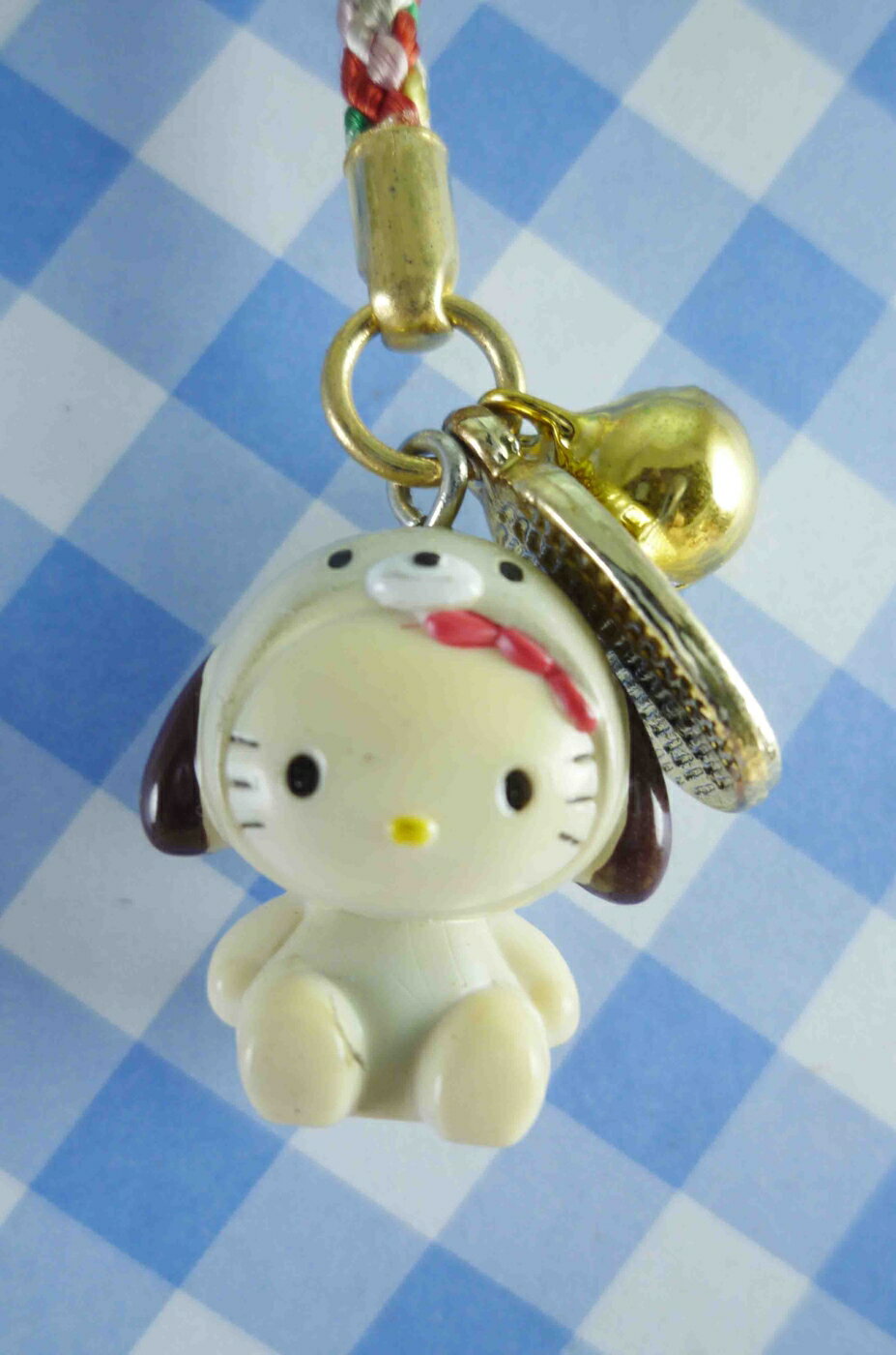 【震撼精品百貨】Hello Kitty 凱蒂貓 開運手機吊飾-狗 震撼日式精品百貨