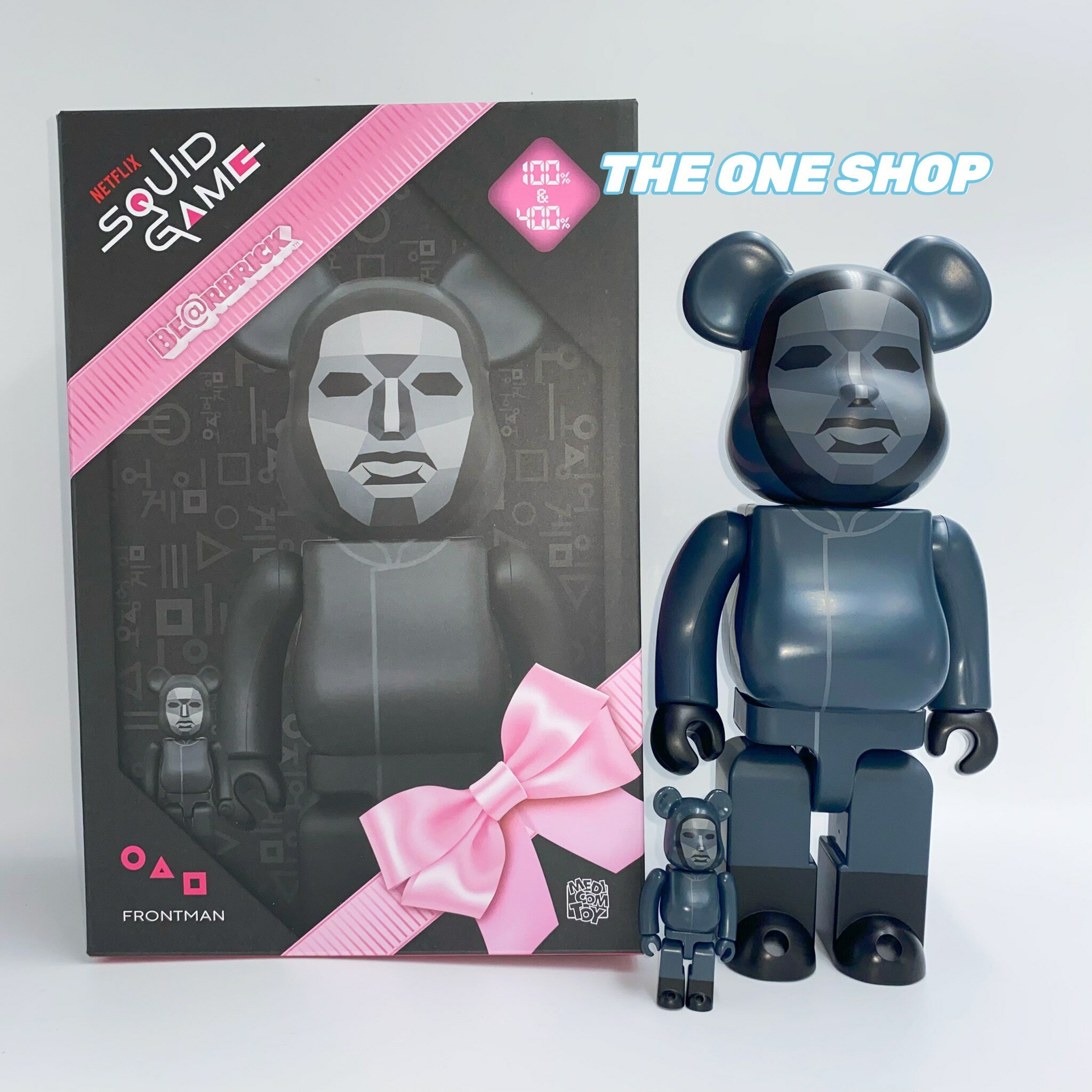 BE@RBRICK Netflix Squid Game Frontman 魷魚遊戲 庫柏力克熊 400+100%
