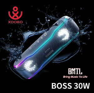 🔥XDOBO 喜多寶 BMTL BOSS 30W 無線藍牙音箱 TWS IPX7 氛圍燈效