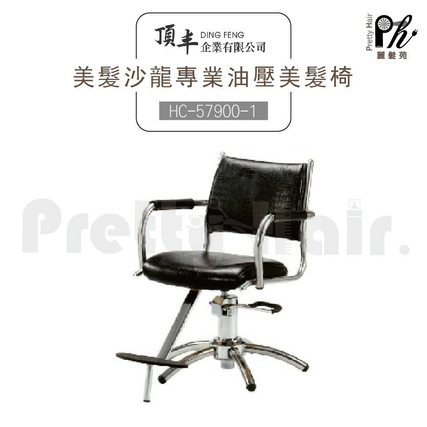 【麗髮苑】專業沙龍設計師愛用 質感佳 創造舒適美髮空間 油壓椅 美髮椅 營業椅 HC-57900-1