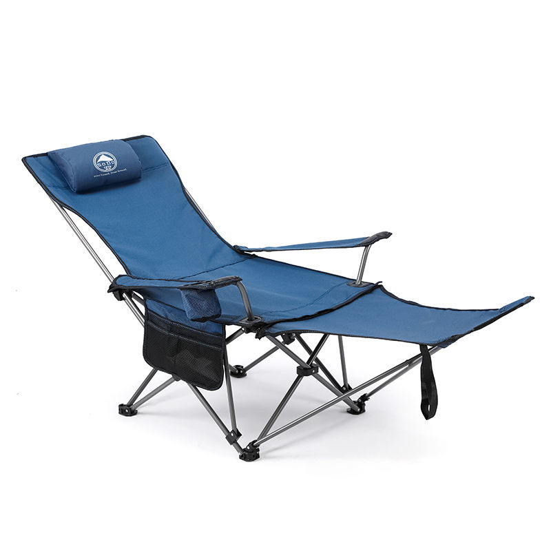 戶外折疊椅子露營便攜沙灘小板凳靠背釣魚椅折疊床辦公室午休躺椅