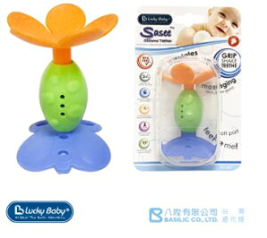 Lucky Baby 固齒器玩具-花