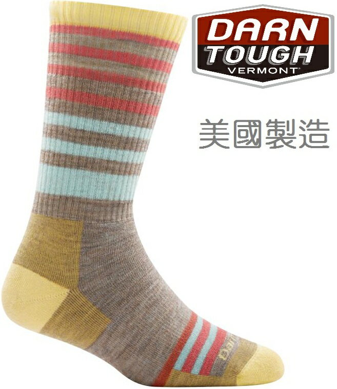 Darn Tough 羊毛襪/登山襪/保暖襪/美麗諾羊毛 女款 DARNTOUGH Gatewood 1946 小麥黃