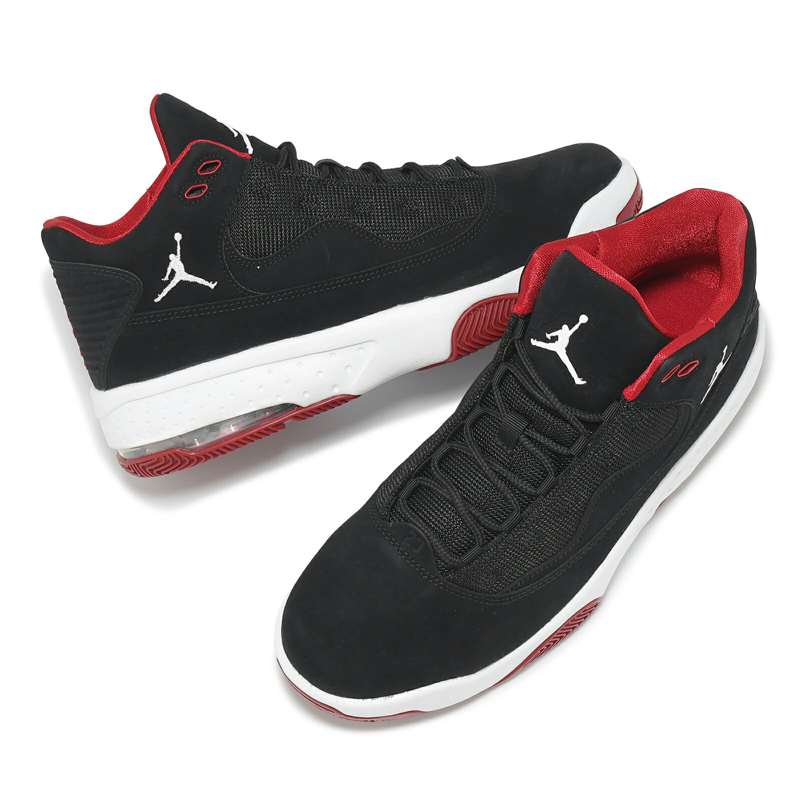 Nike 籃球鞋 Jordan Max Aura 2 男鞋 黑 紅 喬丹 氣墊 緩震 運動鞋 CK6636-016 5