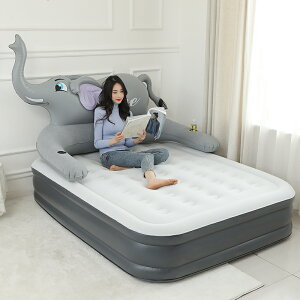 充氣床墊 充氣床墊卡通氣墊床大象加高加厚折疊家用雙人1.5米床墊單人1.2米