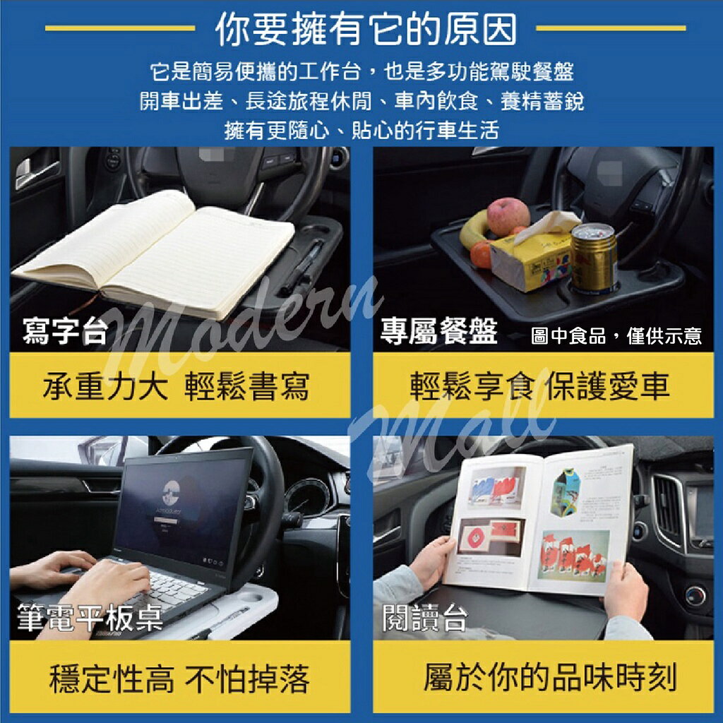 方向盤餐桌【駕駛用餐神器💎台灣現貨】車用餐盤 汽車餐盤 車用餐桌 車用置物架 汽車 駕駛 餐桌 乾淨 用餐 1
