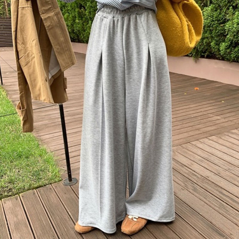 ANNAS 正韓打折大寬褲 修飾腿型打長腿 顯瘦休閒棉褲