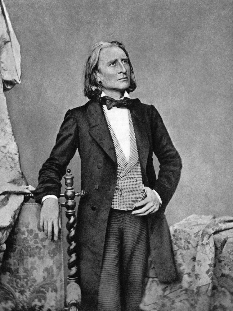 Posterazzi Franz Liszt 1811 1886 Nhungarian Pianist And Composer