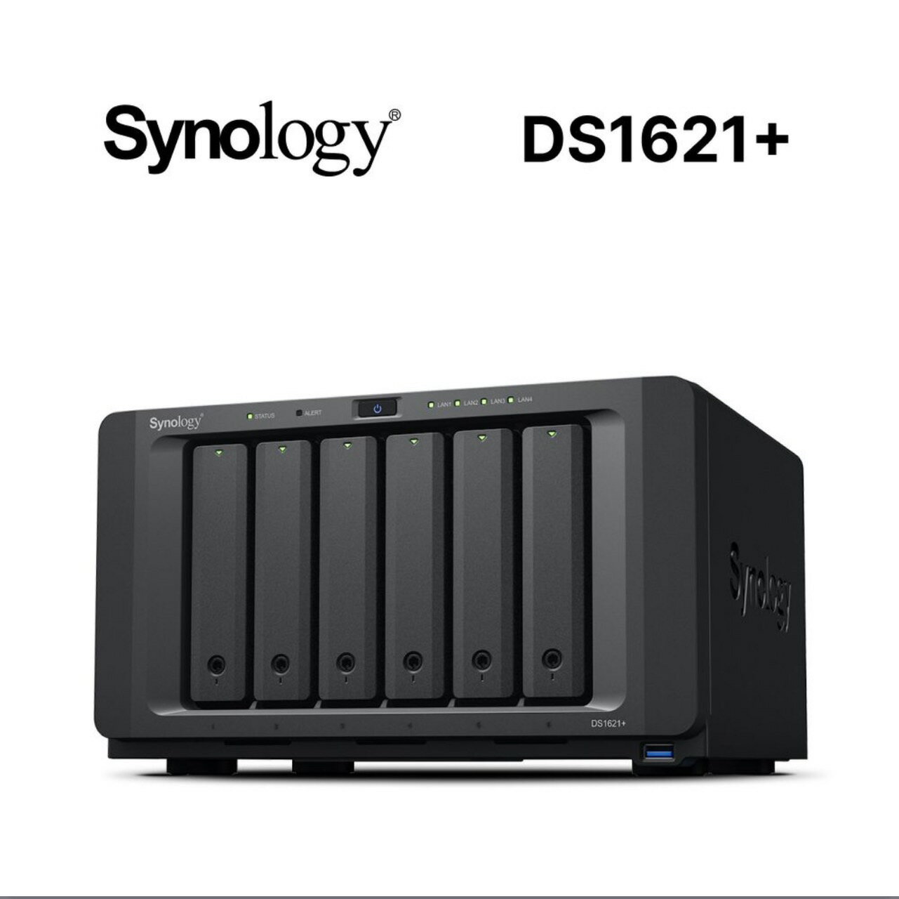 【APP跨店點數22%送】Synology 群暉科技 DiskStation DS1621+ (6Bay/AMD/4GB) NAS 網路儲存伺服器(不含硬碟)