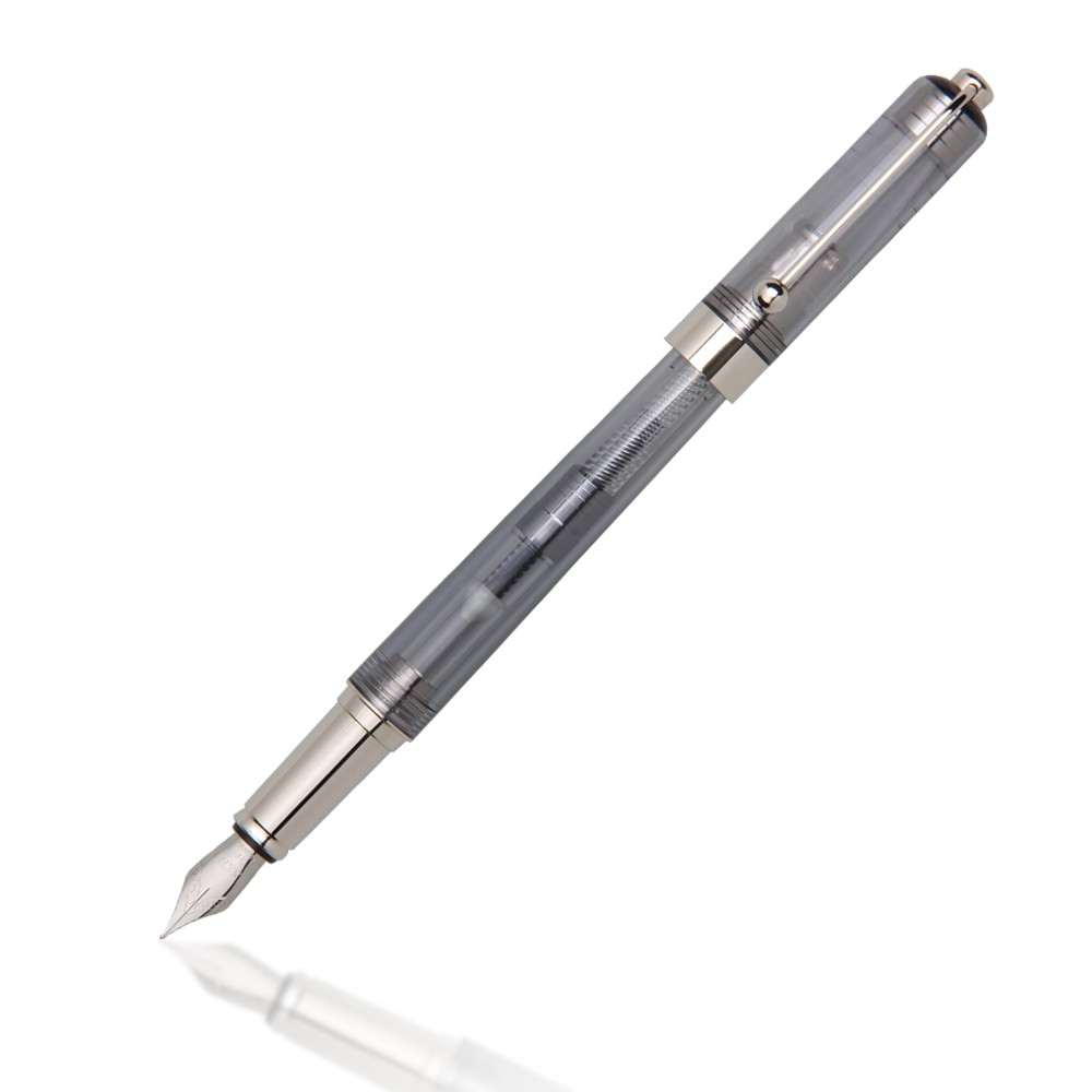 K.J總務部】SKB RS-705原點系列鋼筆～燻黑白鉻