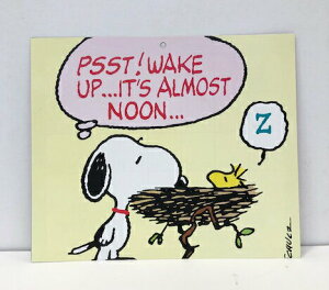 【震撼精品百貨】史奴比Peanuts Snoopy SNOOPY 大卡片-鳥巢黃#43742 震撼日式精品百貨