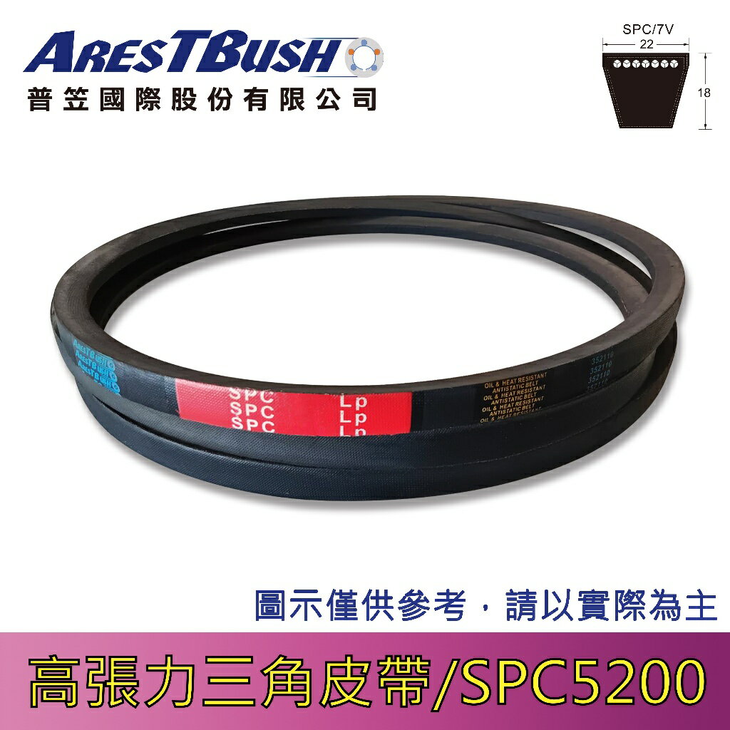 高張力包布型 三角皮帶 high tension V-belt SPC5200