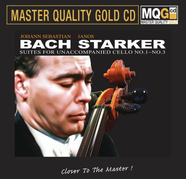 【停看聽音響唱片】【MQGCD】巴哈 大提琴無伴奏組曲1-3 史塔克Janos Starker Bach Suite for Cello Solo No.1~3