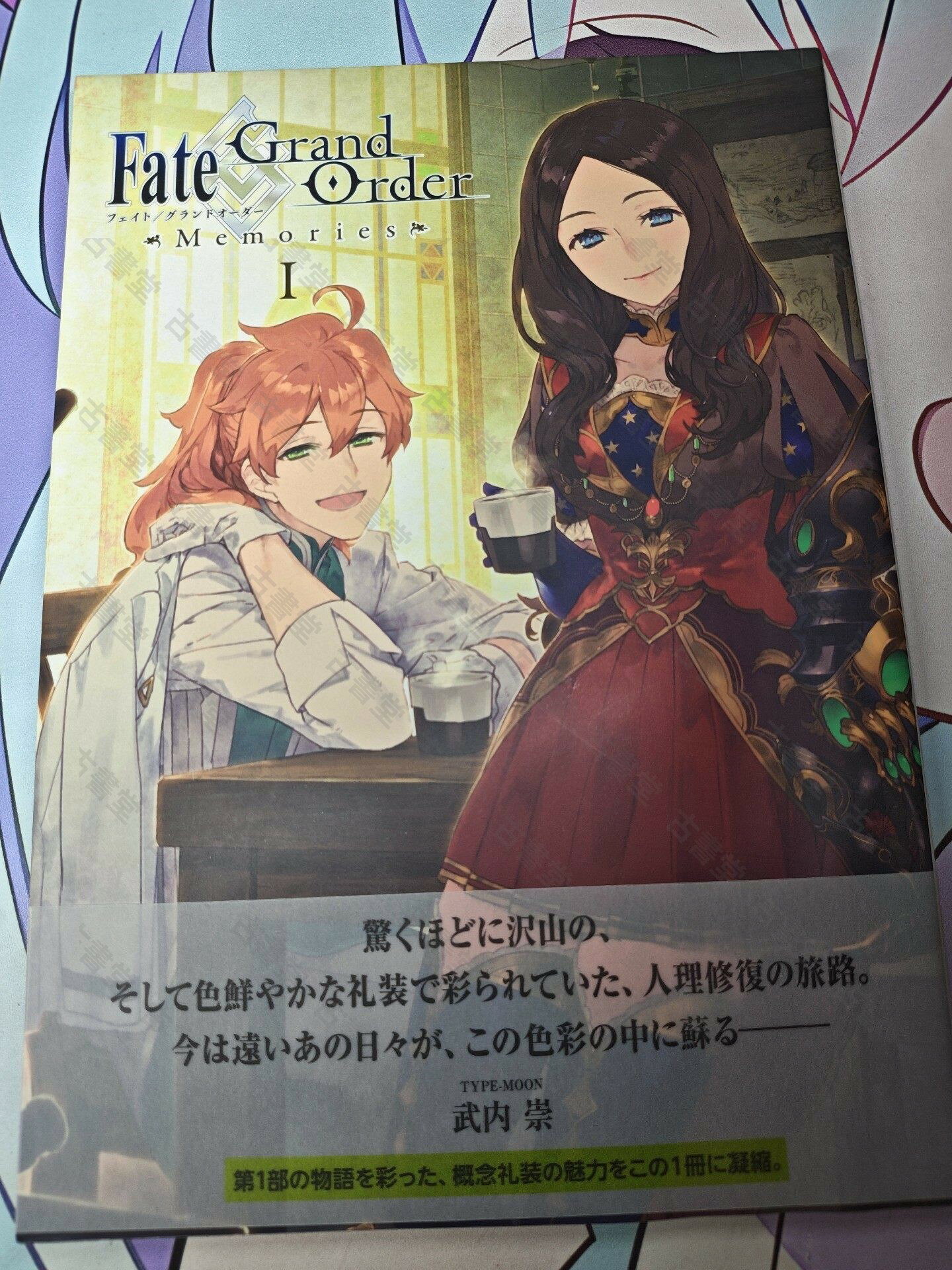 Fate Grand Order Memories FGO 設定集 首刷 奈須蘑菇 稀缺概念禮裝畫集 背部帶摺痕瑕疵 版