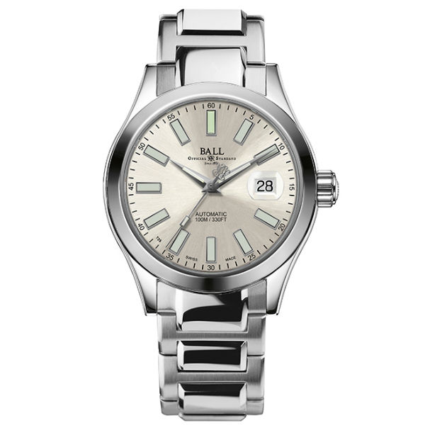 B3 BALL 波爾錶】NM2026C-S6J-SL Engineer II經典大三針腕錶/白麵40mm｜樂天全館特惠中★指定刷卡回饋10%