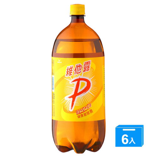 維他露P健康微氣泡飲料2000ml*6入/箱【愛買】