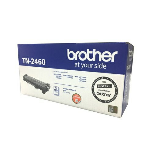 BROTHER TN-2460原廠黑色碳粉匣~適用:HL-L2375DW/MFC-L2715DW/L2750DW/L2770DW