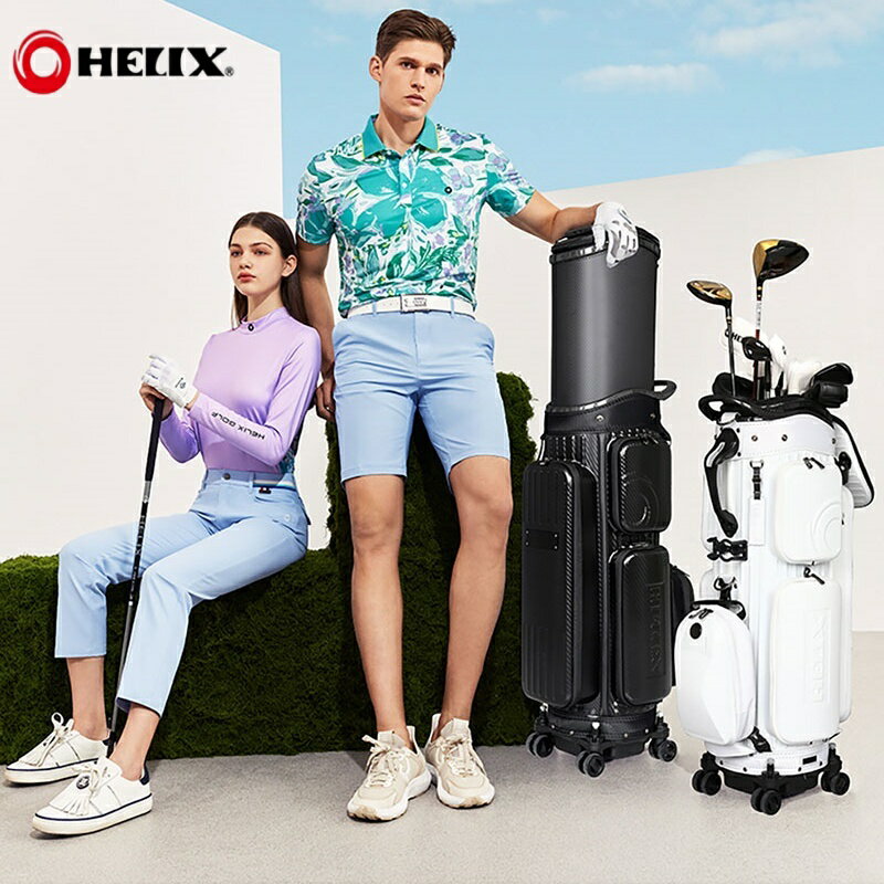 HELIX喜力克斯高爾夫航空託運球包防水golf男女士飛機球包繡名字