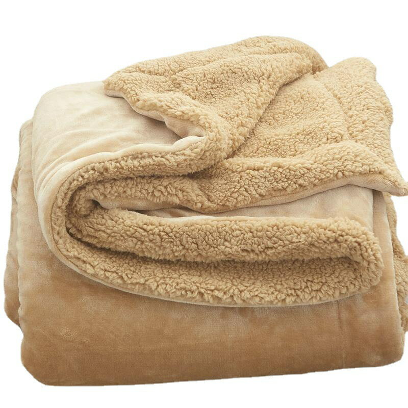 厚毛毯冬季小毛被子雙層加厚保暖單人蓋腿午睡學生宿舍毯子