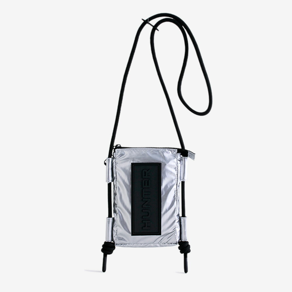 Hunter Travel 亮銀 防水 輕量 斜背 手機包 H8704 (UBP1514NRSE-SOL)