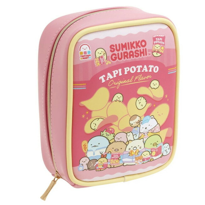 【全館95折】角落生物 皮革 化妝包 收納包 角落便利商店系列 角落小夥伴 日本正版 該該貝比日本精品