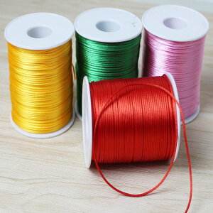7號線100米 diy手工紅繩玉線紅繩子編織中國結手鏈配件材料1.5mm