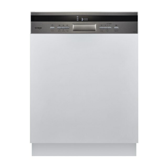 【得意】義大利 svago 享樂 VE7650 半嵌式自動開門洗碗機(110V)(14人份) ※熱線07-7428010