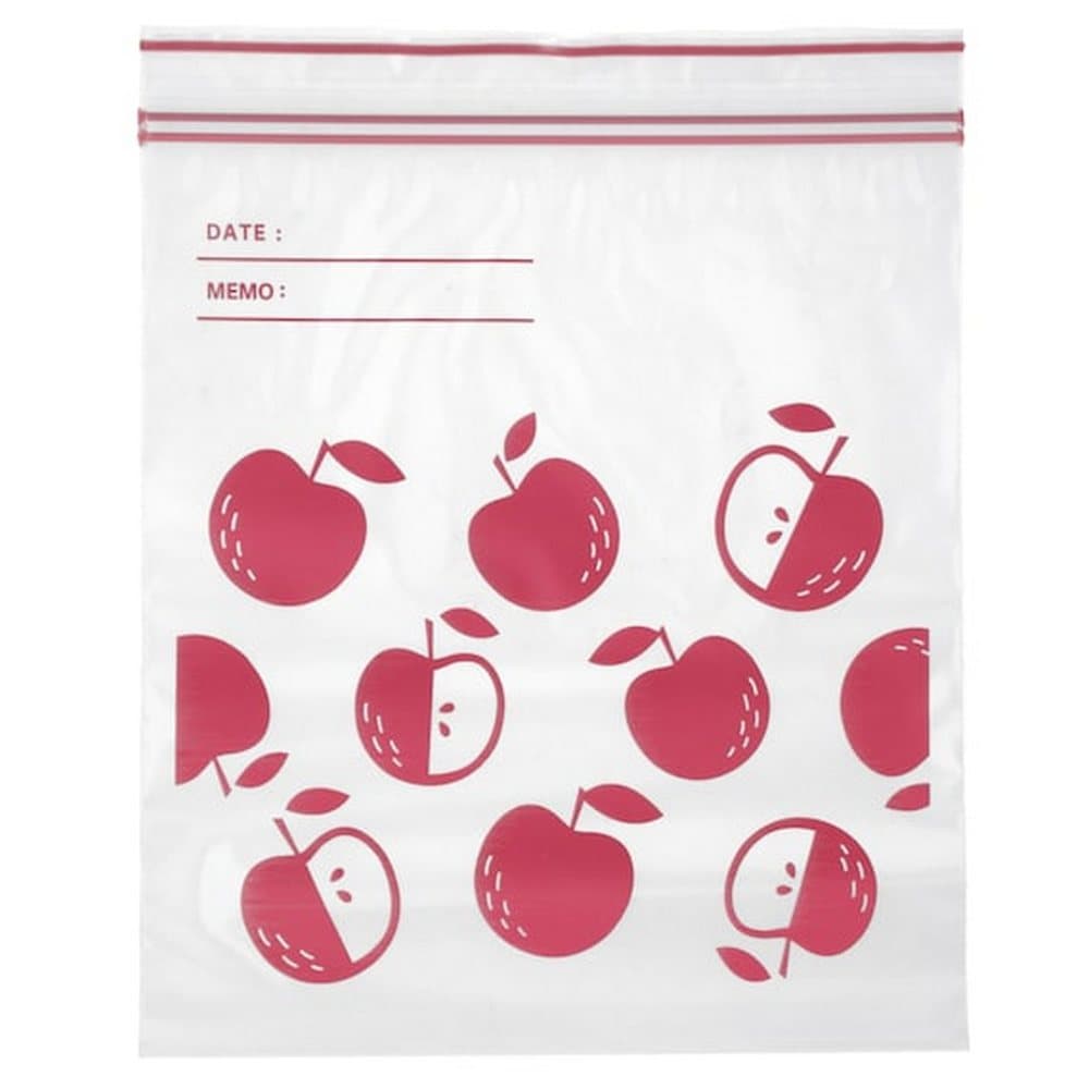 食物密封袋 M 40入 蘋果 M40 CT NITORI宜得利家居