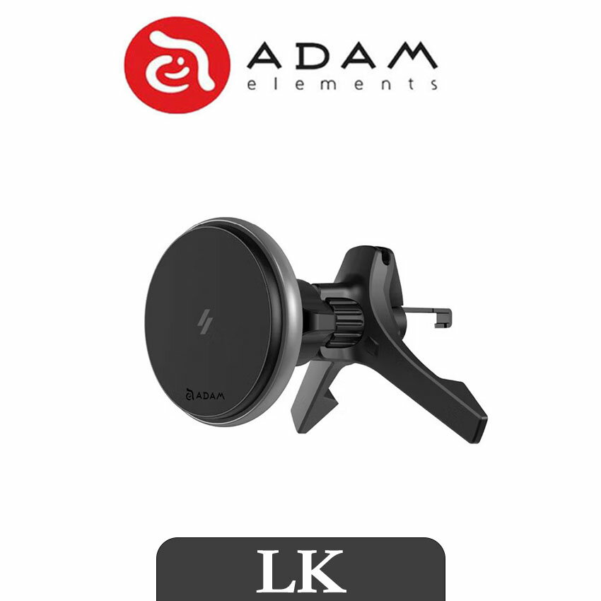 【 ADAM亞果元素 】CQ2 旗艦版車用磁吸充電器 Qi2 15W 車用手機充電支架 充電器 車充架 車架 快充 閃充