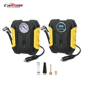 carsun汽車輪胎充氣泵指針款便攜式應急燈輪胎打氣泵 車載充氣泵