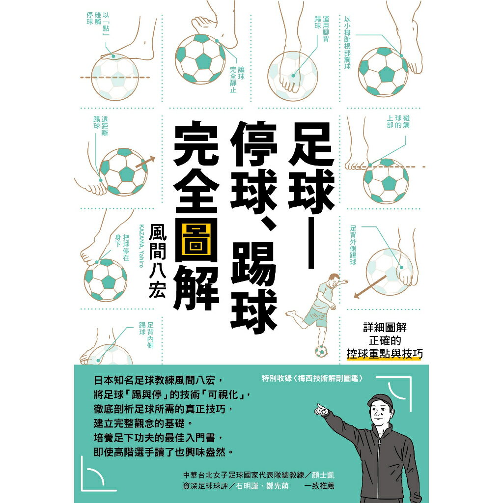 足球——停球.踢球完全圖解：掌握「停球.踢球.運球」的技巧 1